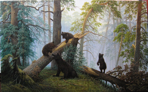 И.И.Шишкин "Утро в сосновом лесу" (1889)