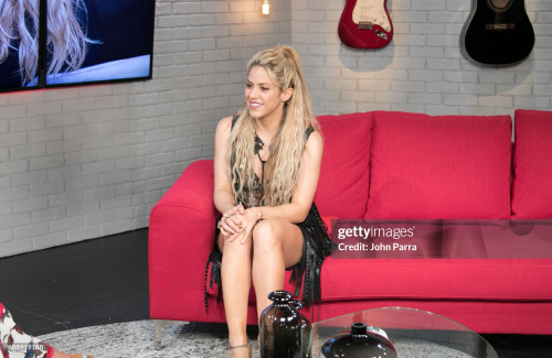 MIAMI, FL - MAY 26:  Shakira visits SBS Studio to promote her latest album, ?El Dorado at SBS Studio