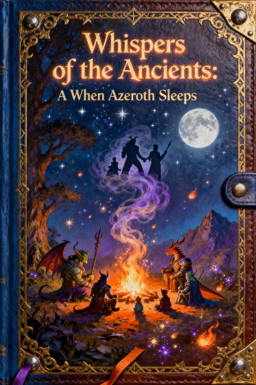 seedream 4.5 An ornate leather bound book cover with embossed gold decorative borders in Warc 0